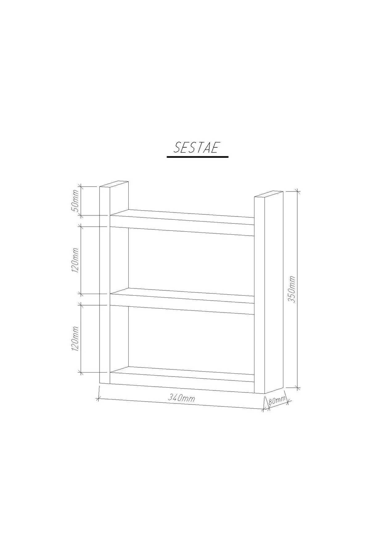 Wooden by Boss Ahşap Baharatlık Standı Tezgah Üstü Düzenleyici Ah