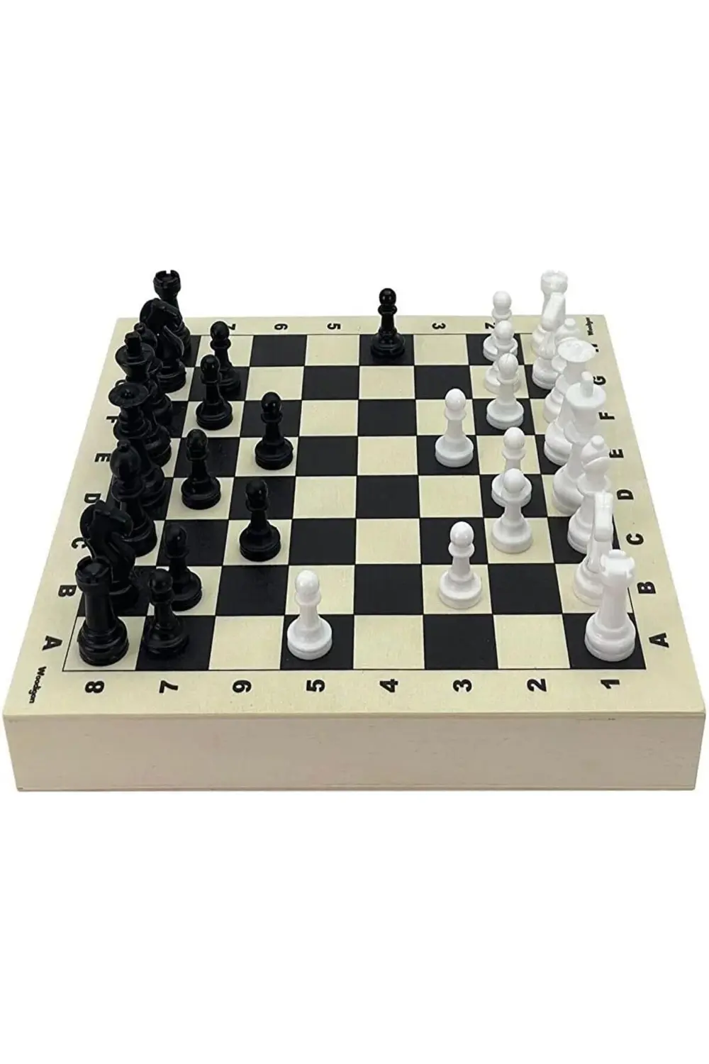 Woodigon Ahşap Çekmeceli Satranç Takımı