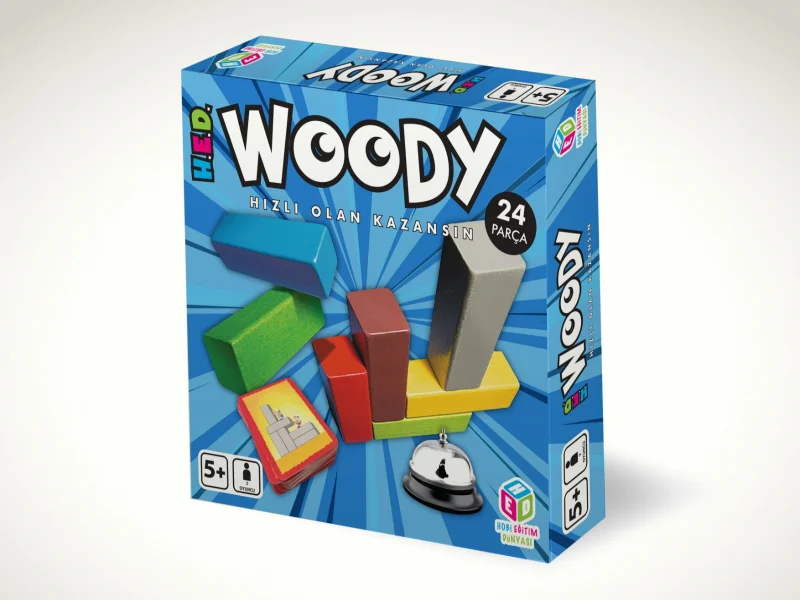 Woody Ahşap 3 Boyutlu Geometrik Zeka Oyunu