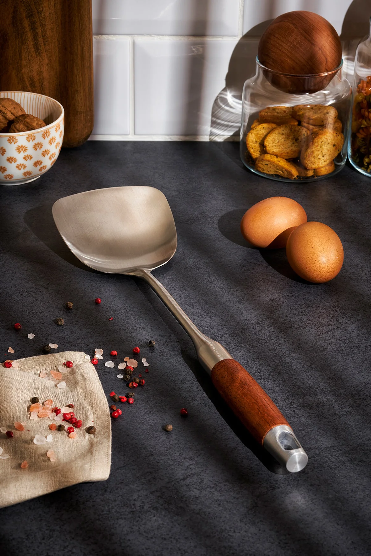 Woody Paslanmaz Çelik Spatula