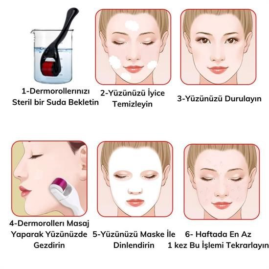 Woody Sofia 05 mm Titanyum 540 İğneli Cilt Yenileme Bakım ve Masa