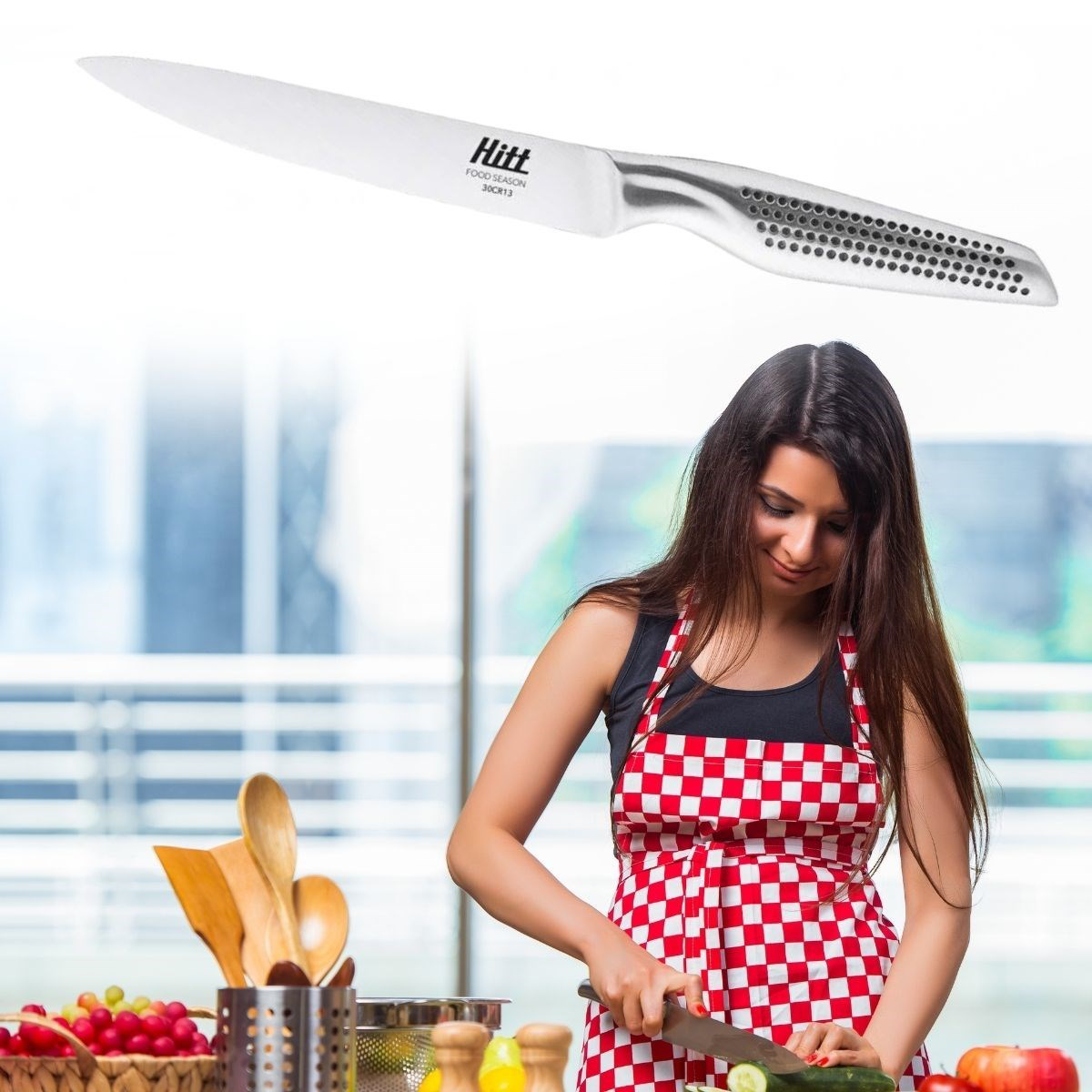 Woody Sofia  12 Cm Paslanmaz Çelik Ultra Keskin Mutfak Şef Bıçağı