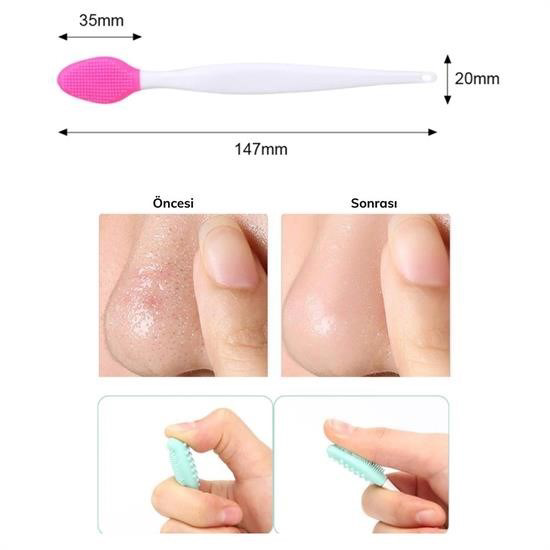 Woody Sofia 2 Adet Dudak Fırçası Peeling Etkili Gözenek Siyah No Woody Sofia 2 Adet Dudak Fırçası Peeling Etkili Gözenek Siyah No