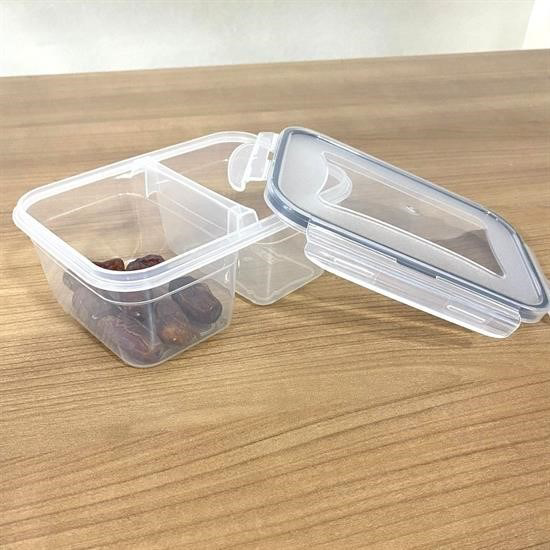 Woody Sofia  2 Bölmeli 0,45+0,45 Litre Kilitli Kapaklı Erzak Sakla