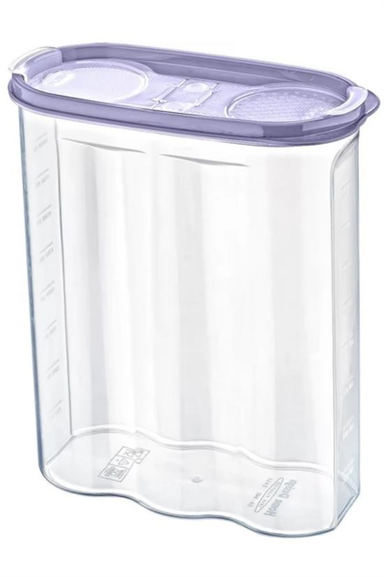 Woody Sofia 2 Kapaklı Ölçekli Erzak Kuru Gıda Saklama Kutusu Kabı