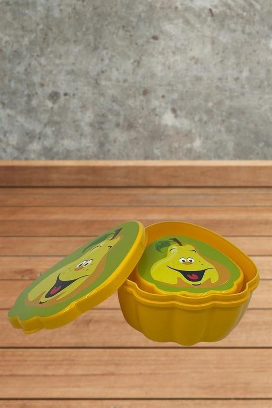 Woody Sofia 2'li İç İçe Geçebilen Armut Model Saklama ve Beslenme