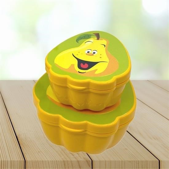 Woody Sofia 2'li İç İçe Geçebilen Armut Model Saklama ve Beslenme