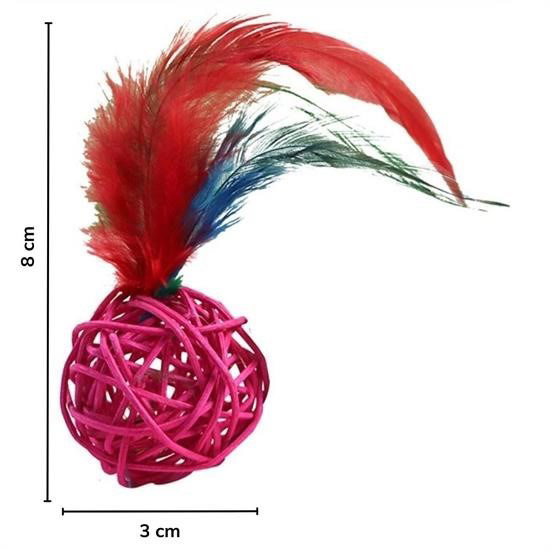 Woody Sofia 2Li Rattan Renkli Peluş Tüy Kedi Köpek Oyuncak Yakala Woody Sofia 2Li Rattan Renkli Peluş Tüy Kedi Köpek Oyuncak Yakala