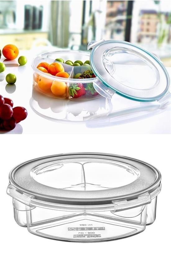 Woody Sofia 3 Bölmeli Sızdırmaz Contalı Kilitli Kapaklı 1,35 Litr