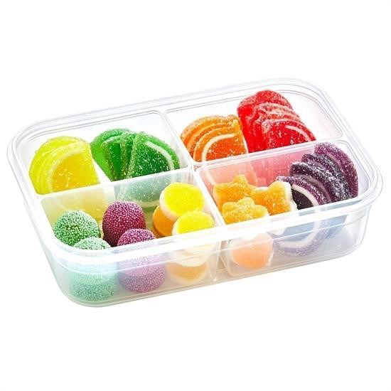 Woody Sofia 4 Bölmeli Sızdırmaz Contalı Kilitli Kapaklı 1 Litre E