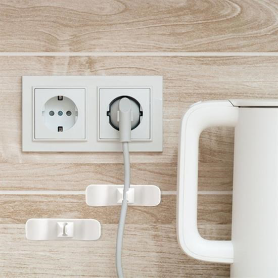 Woody Sofia   6'Lı Pratik Kablo Toparlayıcı Yapışkanlı Klips Mutfa