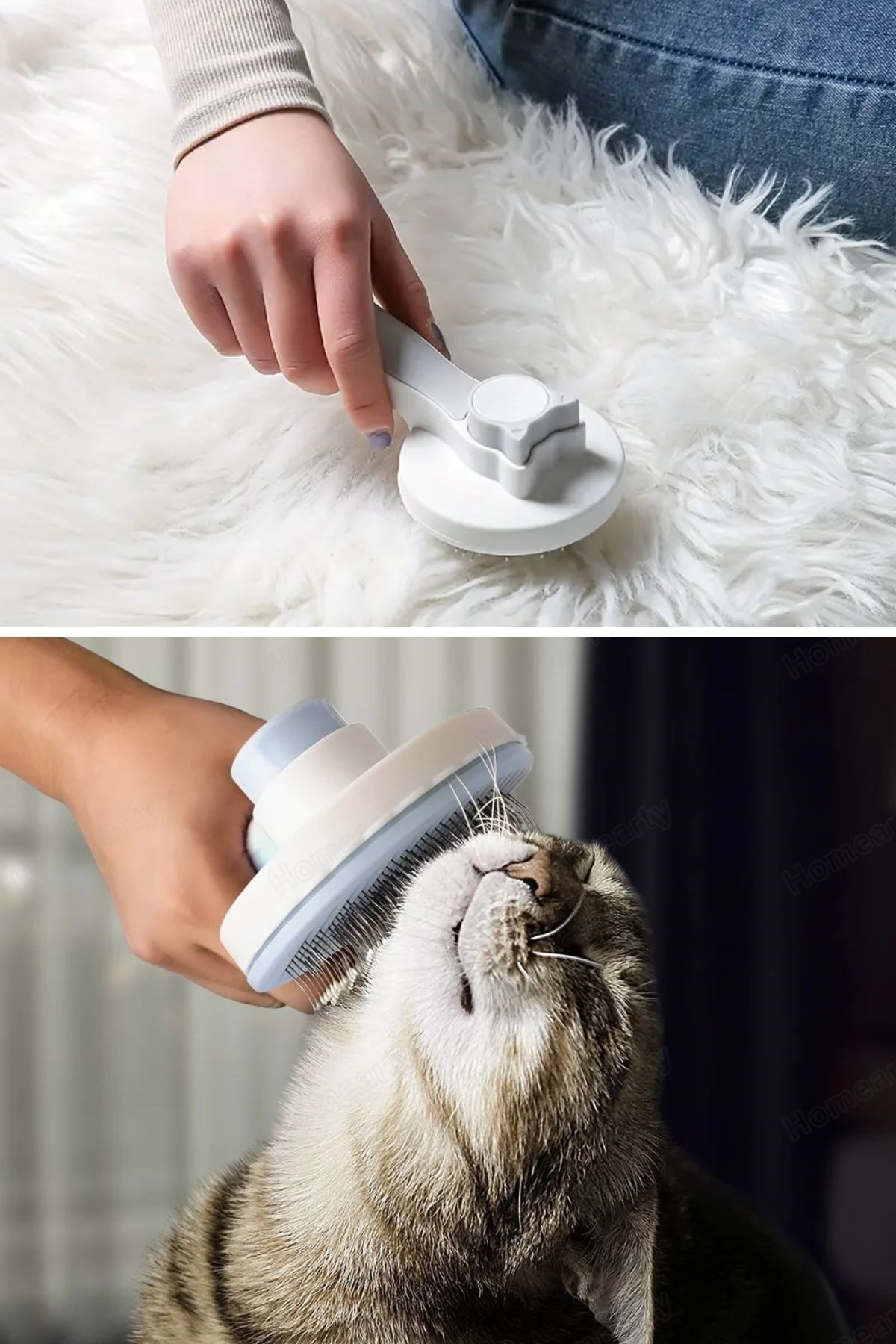 Woody Sofia  Basmalı Kedi Köpek Tüy Toparlayıcı Masaj Etkili Pet F