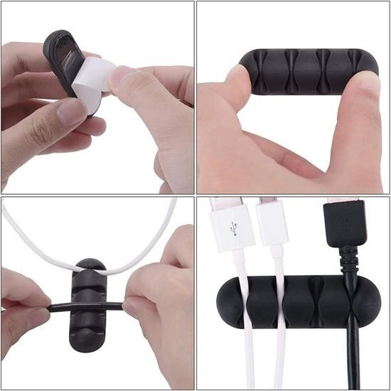 Woody Sofia  Çok Amaçli Kablo Tutucu Akrilik Güçlü Yapişkanli Orga