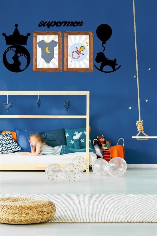 Woody Sofia DECO103 Supermen Dekoratif Duvar Süsü Tablo Aksesuar 
