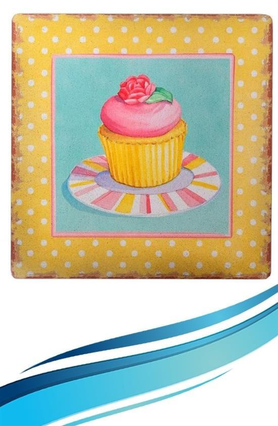 Woody Sofia Decotown Duvar Panosu 40*40 Cup Cake Muffin Motifli D Woody Sofia Decotown Duvar Panosu 40*40 Cup Cake Muffin Motifli D