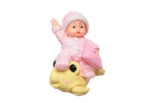 Woody Sofia Decotown Hediyelik Sevimli Pembe Bebek Biblo Polyeste