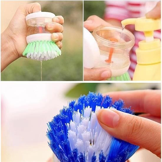 Woody Sofia  Deterjan Hazneli Kolay Bulaşık Yıkama Fırçası Bulaşık