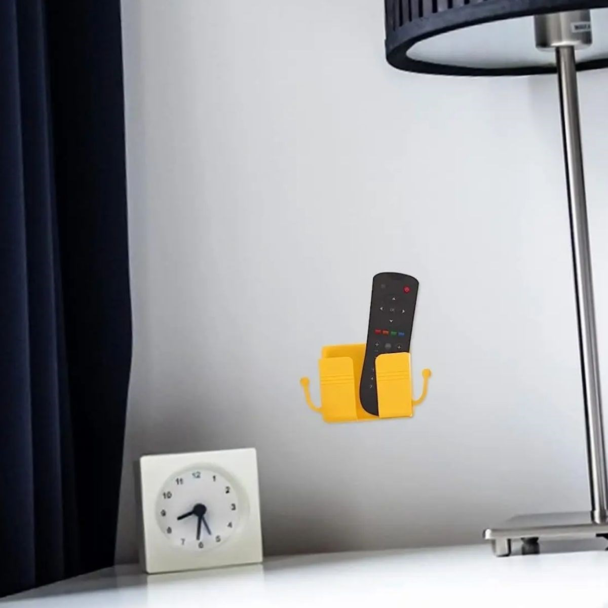 Woody Sofia Duvar Tipi Yapışkanlı Kablo Tutuculu Telefon,Kumanda 
