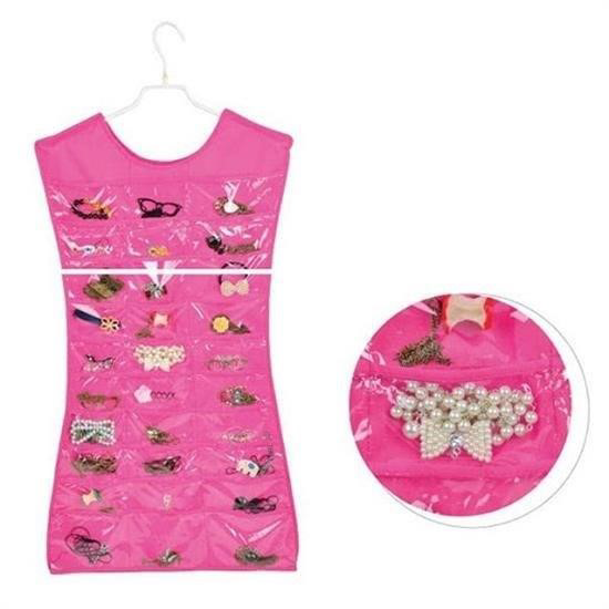 Woody Sofia  Elbise Şeklinde Takı Organizeri - Pembe