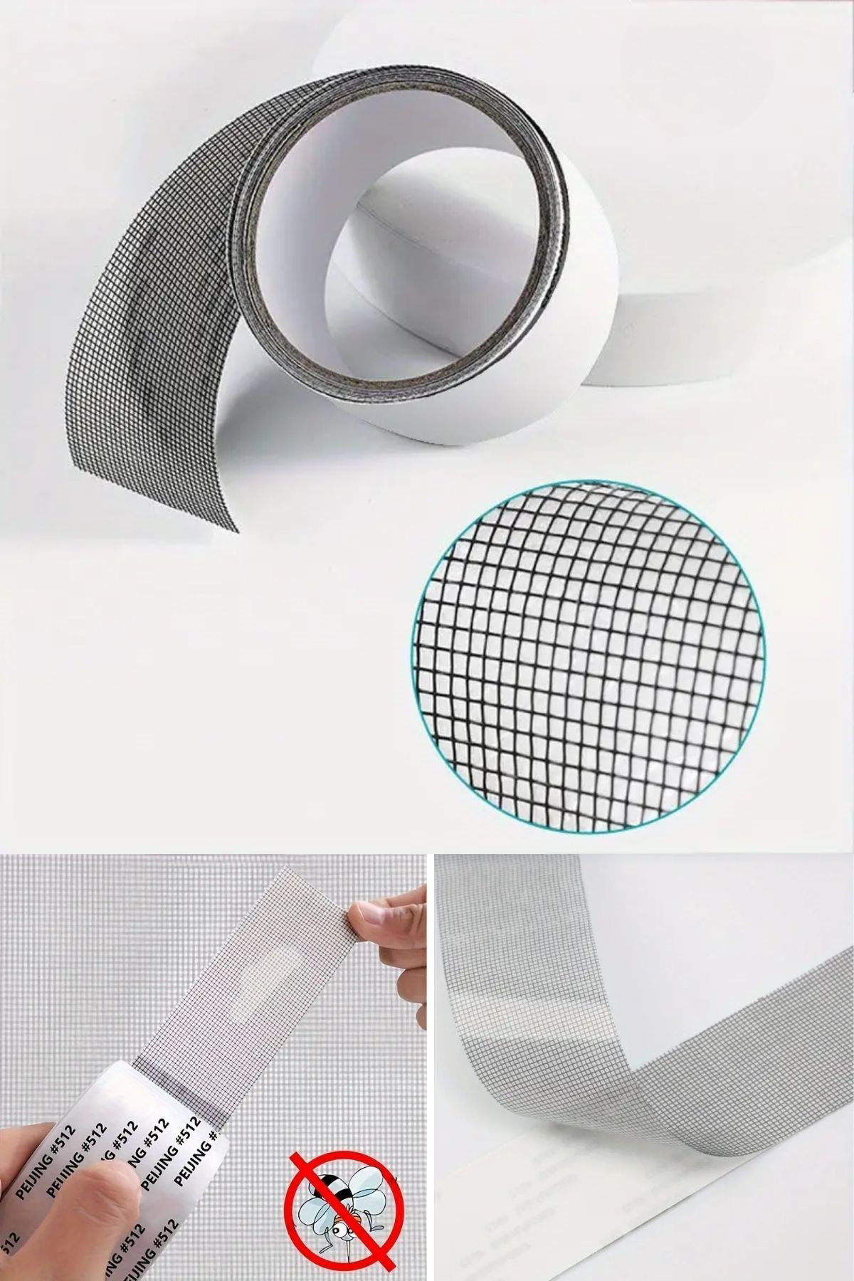 Woody Sofia Güçlü Yapışkanlı Pencere Tamir Bandı, Böcek Önleyici Woody Sofia Güçlü Yapışkanlı Pencere Tamir Bandı, Böcek Önleyici