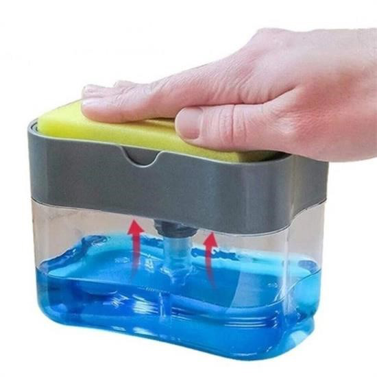 Woody Sofia İkisi Bir Arada  Basmalı Pratik Sıvı Sabunluk Pompası