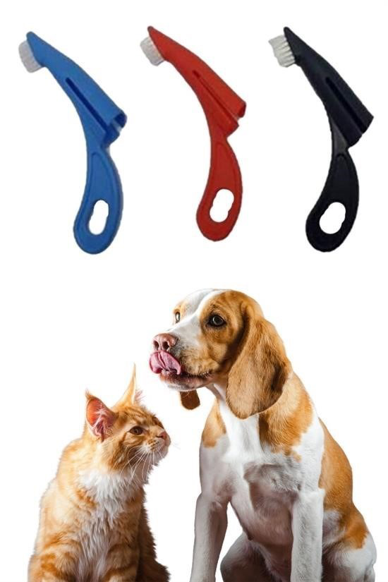Woody Sofia  Kedi ve Köpek Parmak Geçmeli Diş Bakım Fırçası Evcil