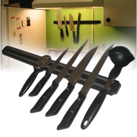 Woody Sofia® Mıknatıslı Paslanmaz Duvar Bıçak Askısı Standı 55 Cm