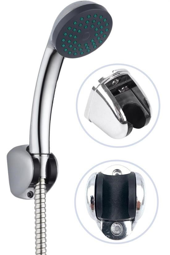 Woody Sofia Plastik Duş Başlığı Fiskiyesi Hortumu Askısı Mafsal T