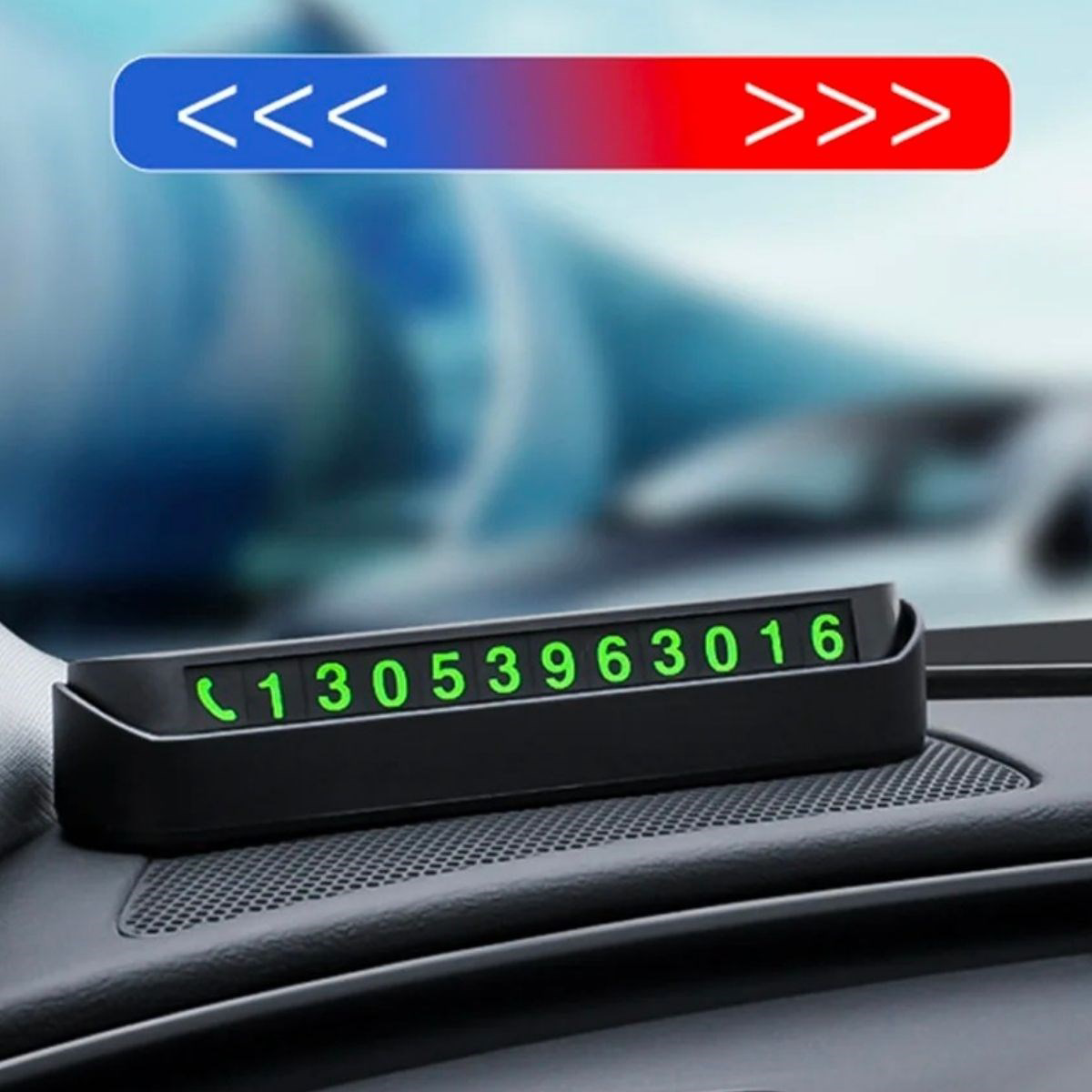 Woody Sofia  Pratik Fosforlu Telefon Numarası Yamzak İçin Araç İçi