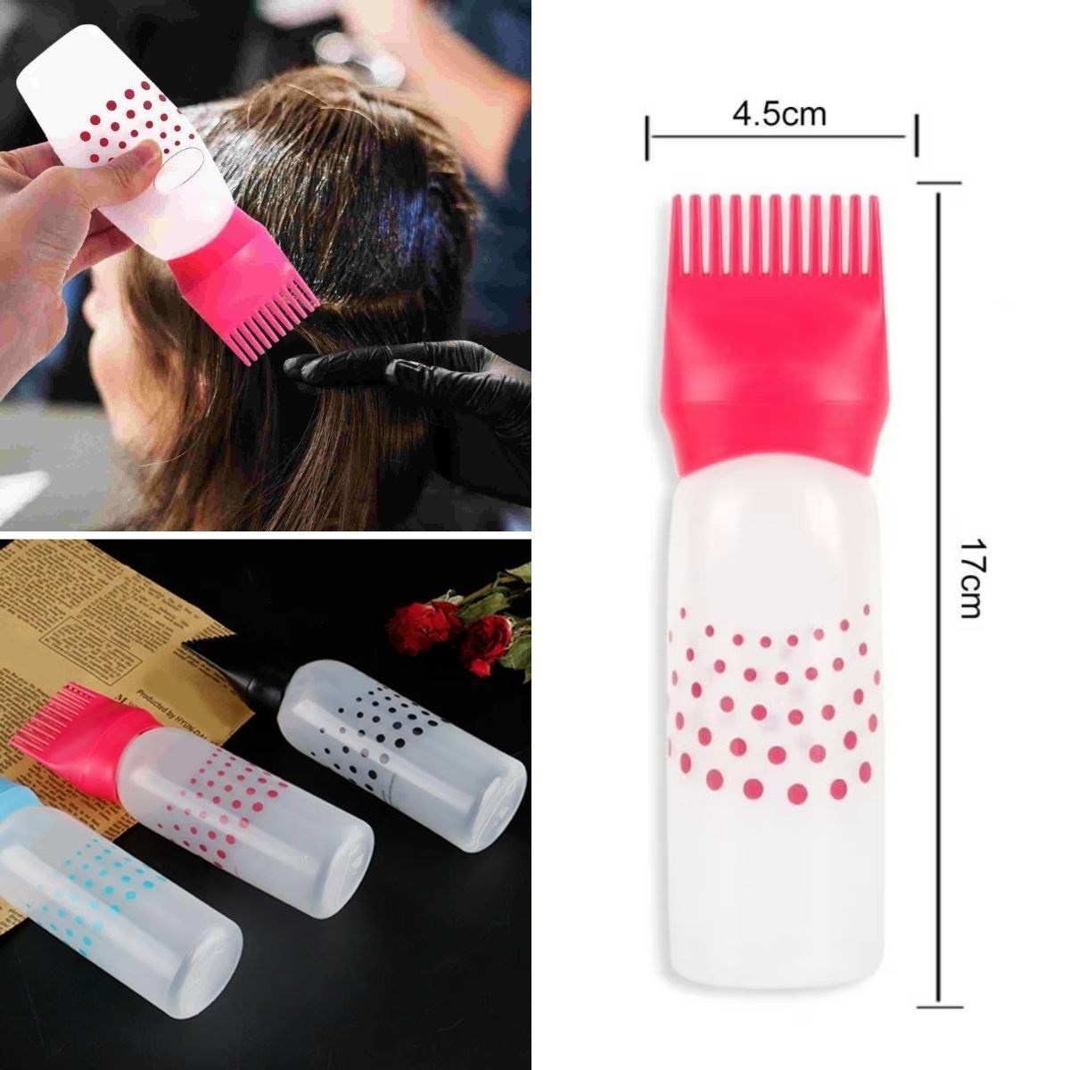 Woody Sofia Saç Boyama Aparatı Taraklı Saç Bakımı Krem Saç Yağı U