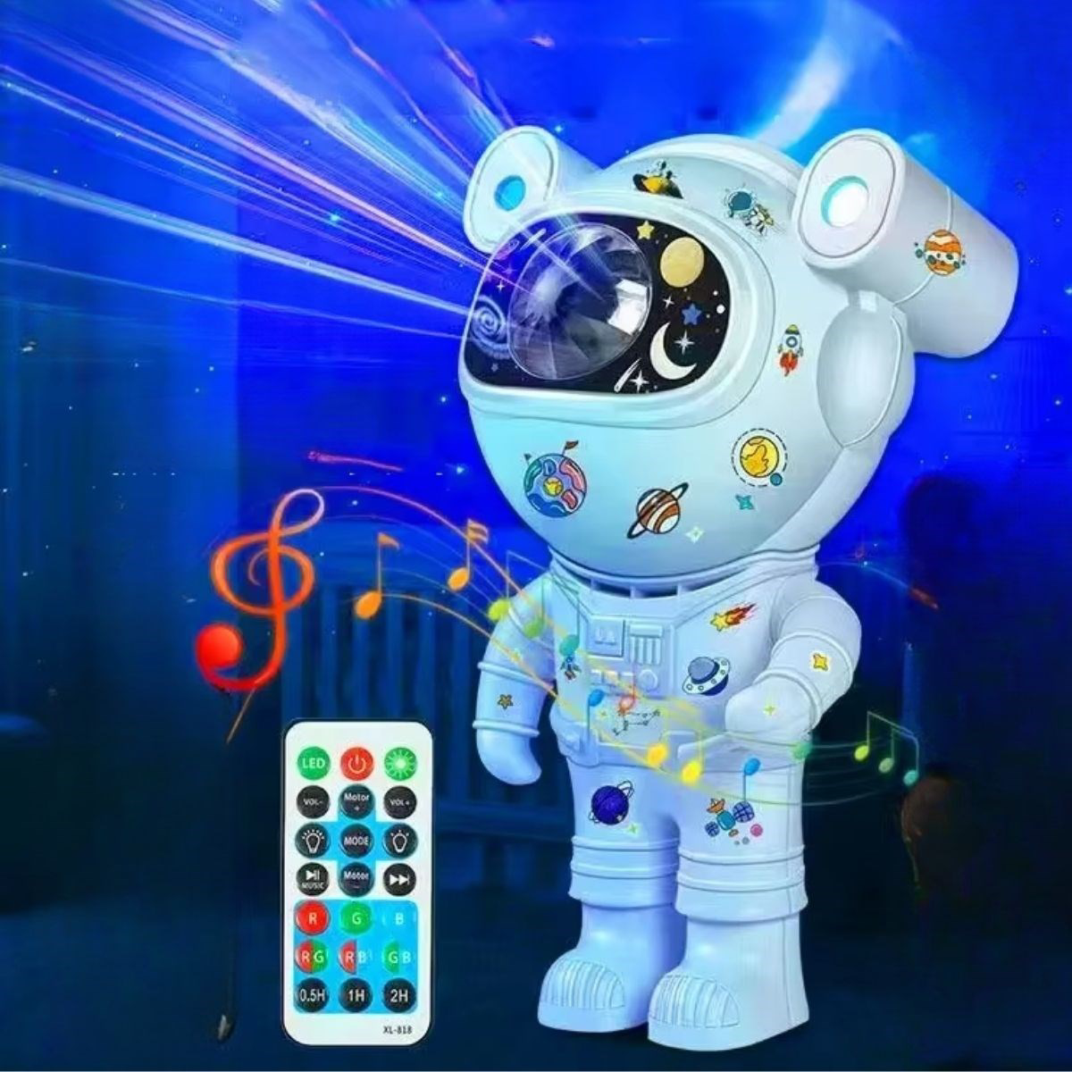 Woody Sofia Stickerlı ,Kumandalı ASTRONOT Model Gece Lambası Woody Sofia Stickerlı ,Kumandalı ASTRONOT Model Gece Lambası