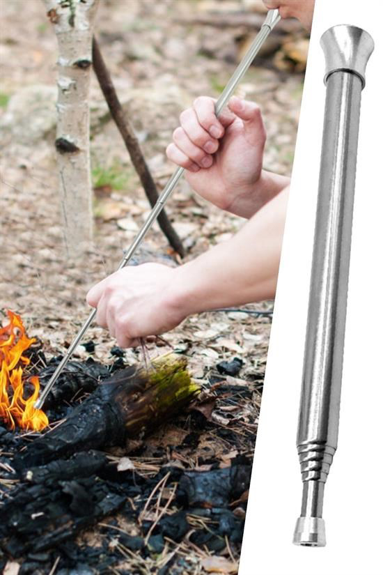 Woody Sofia® Teleskopik Ateş Başlatıcı Outdoor Üfleme Borusu 63 Woody Sofia® Teleskopik Ateş Başlatıcı Outdoor Üfleme Borusu 63