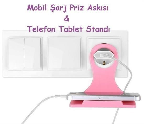Woody Sofia Universal Mobil Şarj Priz Askısı ve Telefon Tablet T Woody Sofia Universal Mobil Şarj Priz Askısı ve Telefon Tablet T