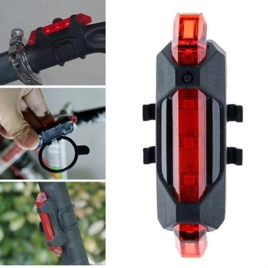 Woody Sofia Usb Şarj Edilebilir Parlak Bisiklet Led Lamba Su Geçi