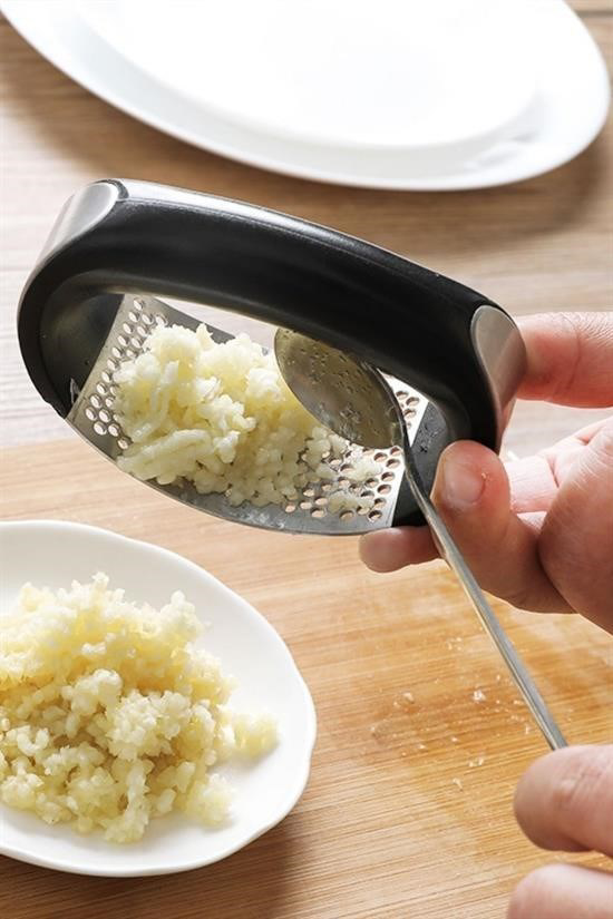 Woody Sofia Yeni Sarımsak Ezici Paslanmaz Çelik Garlic Press