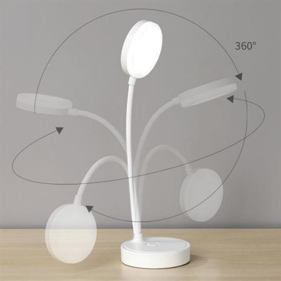 Woody Sofia Yuvarlak USBli Dokunmatik 3 Kademeli 360 Derece  Özel