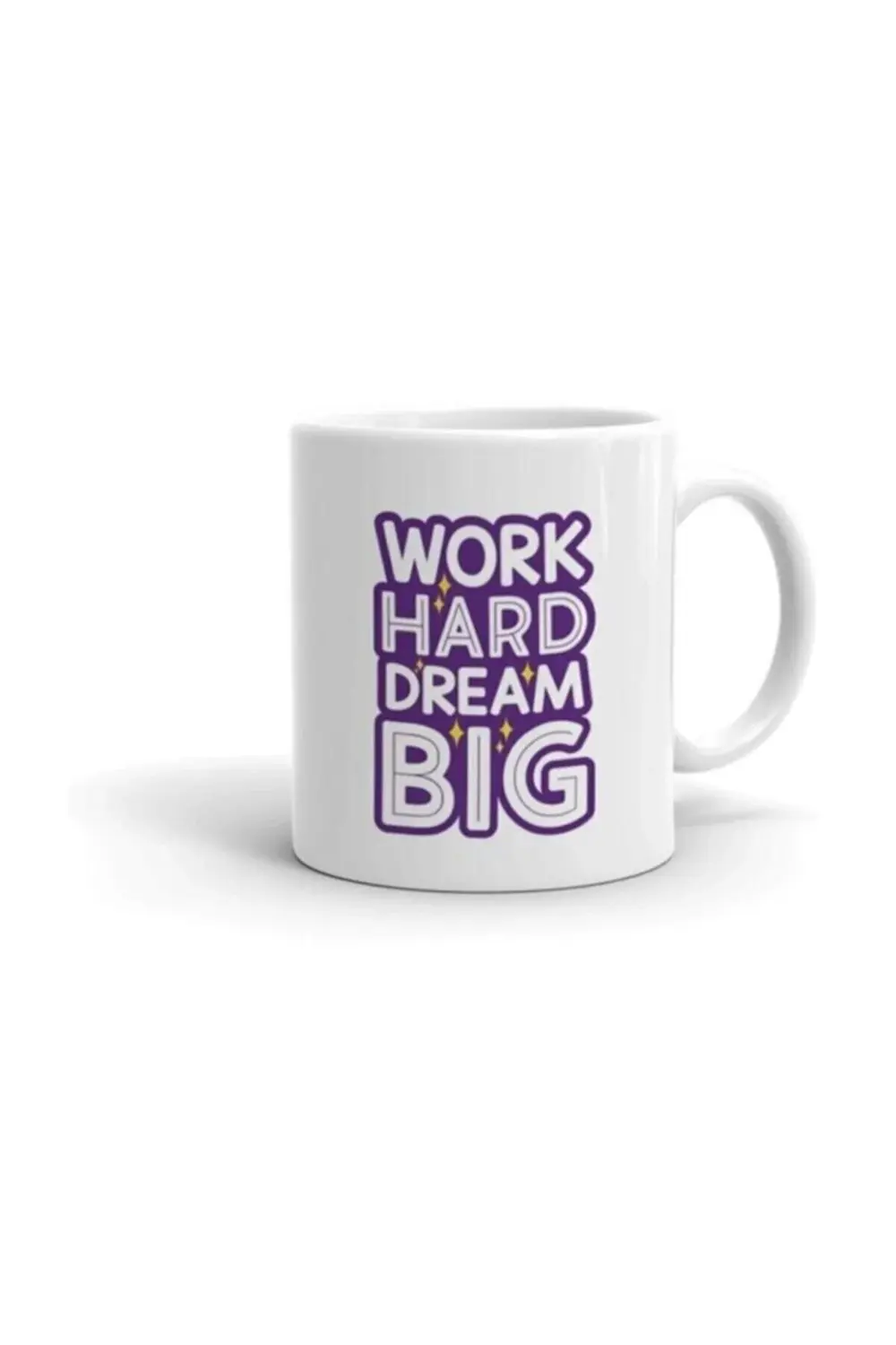 Work Hard Dream Big Baskılı Kupa/bardak