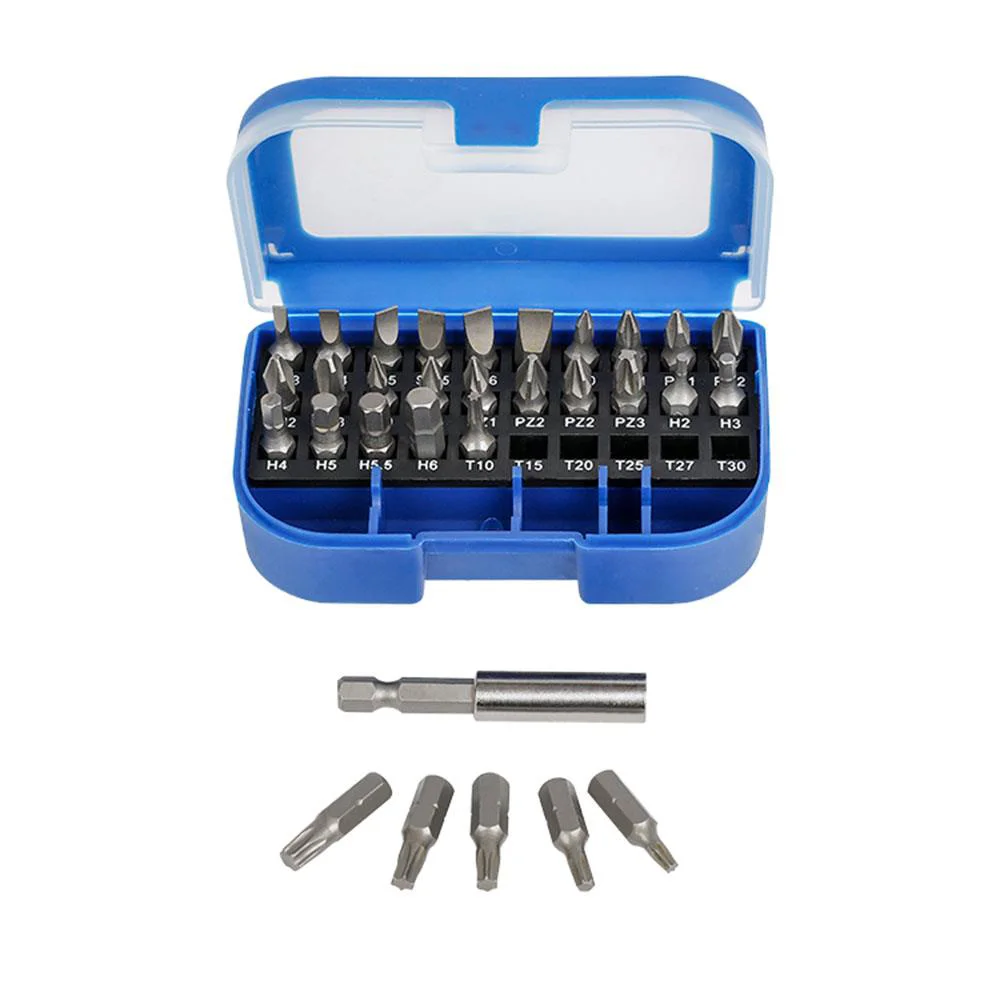 WORKPRO WP200513 31 Parça CR-V Vidalama Bits Uç Seti WORKPRO WP200513 31 Parça CR-V Vidalama Bits Uç Seti