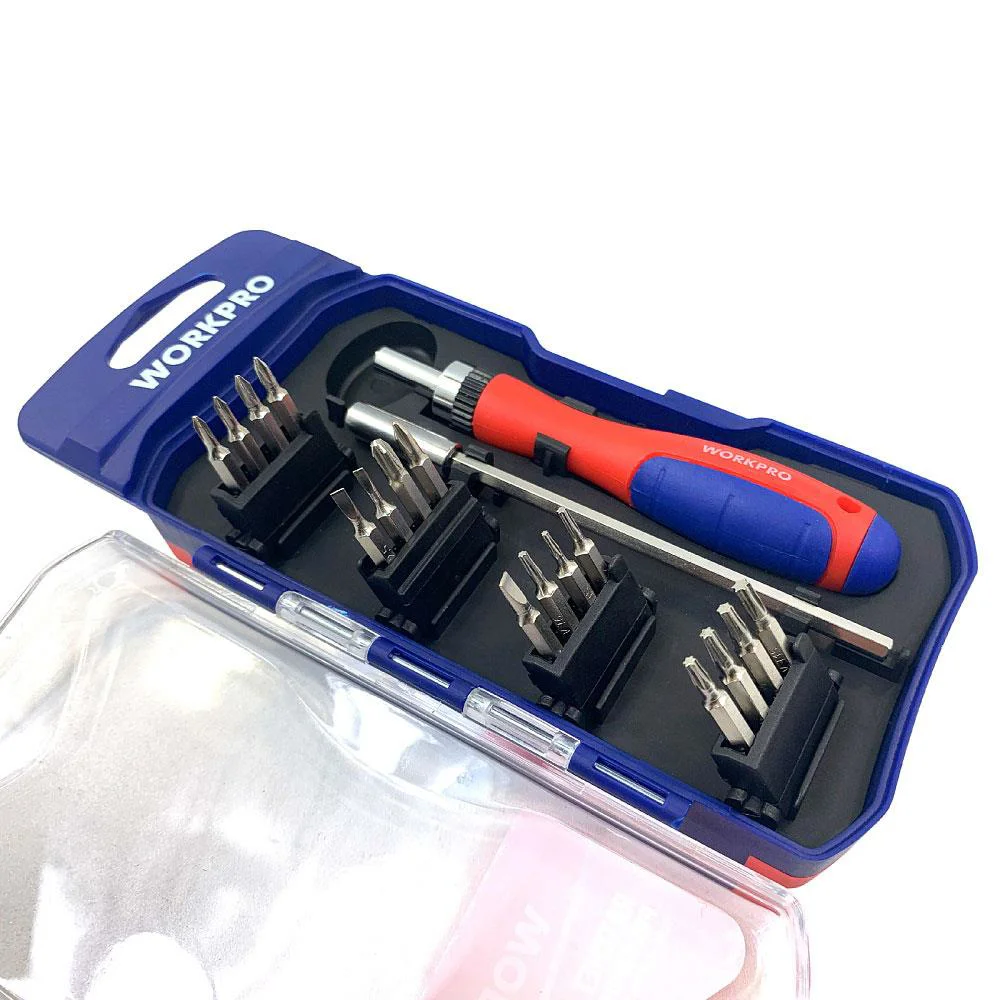 WORKPRO WP200516 18 Parça Profesyonel CR-V Cırcırlı Hassas/Elektronikçi Bits Tornavida Seti WORKPRO WP200516 18 Parça Profesyonel CR-V Cırcırlı Hassas/Elektronikçi Bits Tornavida Seti