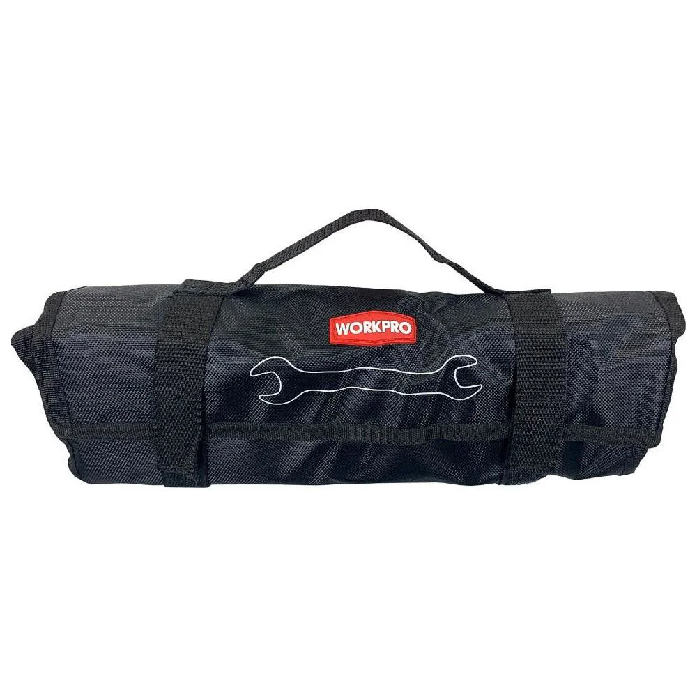 WORKPRO WP202507 6-32mm 12 Parça CR-V Profesyonel Açık Ağız Anahtar Takımı + Bez Taşıma Kılıfı WORKPRO WP202507 6-32mm 12 Parça CR-V Profesyonel Açık Ağız Anahtar Takımı + Bez Taşıma Kılıfı