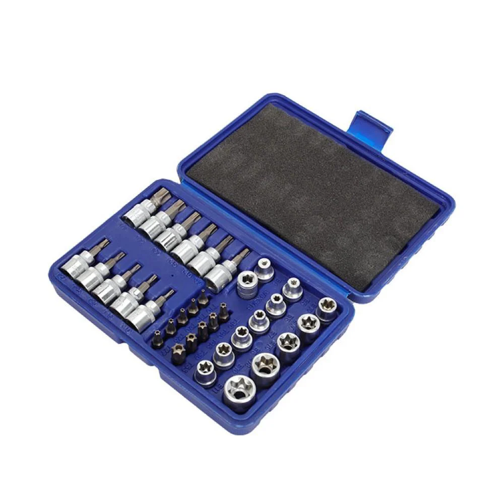 WORKPRO WP202595 3/8'’ CR-V 34 Parça Ağır Hizmet Torx Lokma Takımı (E/T Serisi) WORKPRO WP202595 3/8'’ CR-V 34 Parça Ağır Hizmet Torx Lokma Takımı (E/T Serisi)