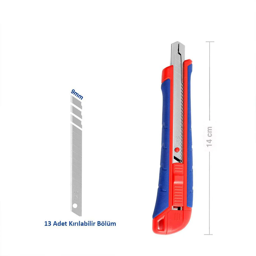 WORKPRO WP212008 9MM Ağır Hizmet Paslanmaz Çelik Kasa Maket Bıçağı WORKPRO WP212008 9MM Ağır Hizmet Paslanmaz Çelik Kasa Maket Bıçağı