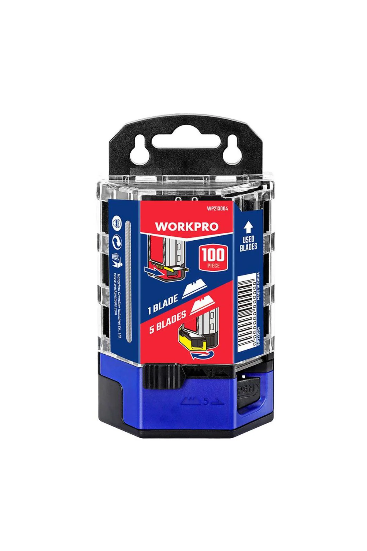 WORKPRO WP213004 100’Lü Rötuş Maket Bıçağı Yedeği WORKPRO WP213004 100’Lü Rötuş Maket Bıçağı Yedeği