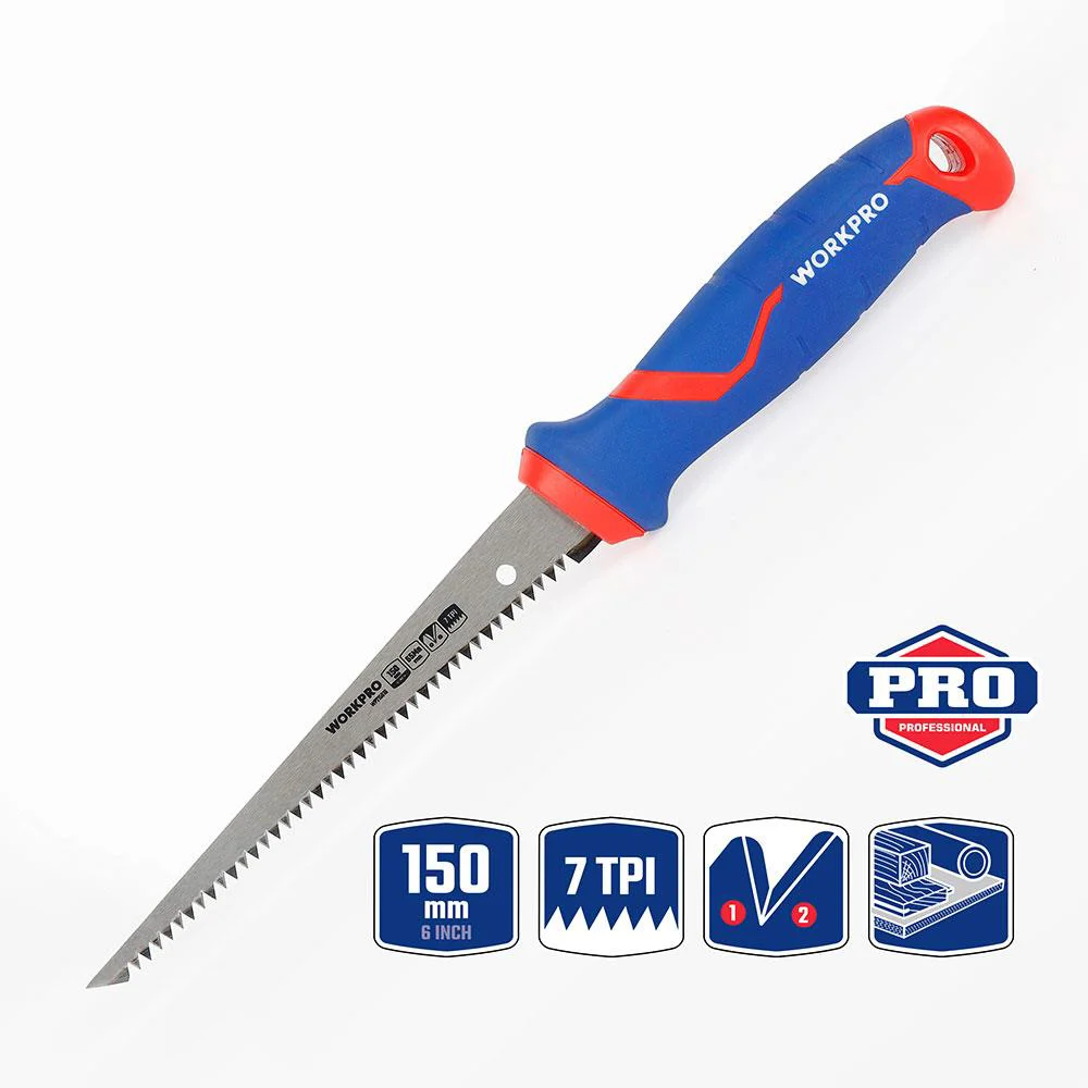 WORKPRO WP215016 150mm Hızlı Kesim Profesyonel Alçıpan Testeresi WORKPRO WP215016 150mm Hızlı Kesim Profesyonel Alçıpan Testeresi