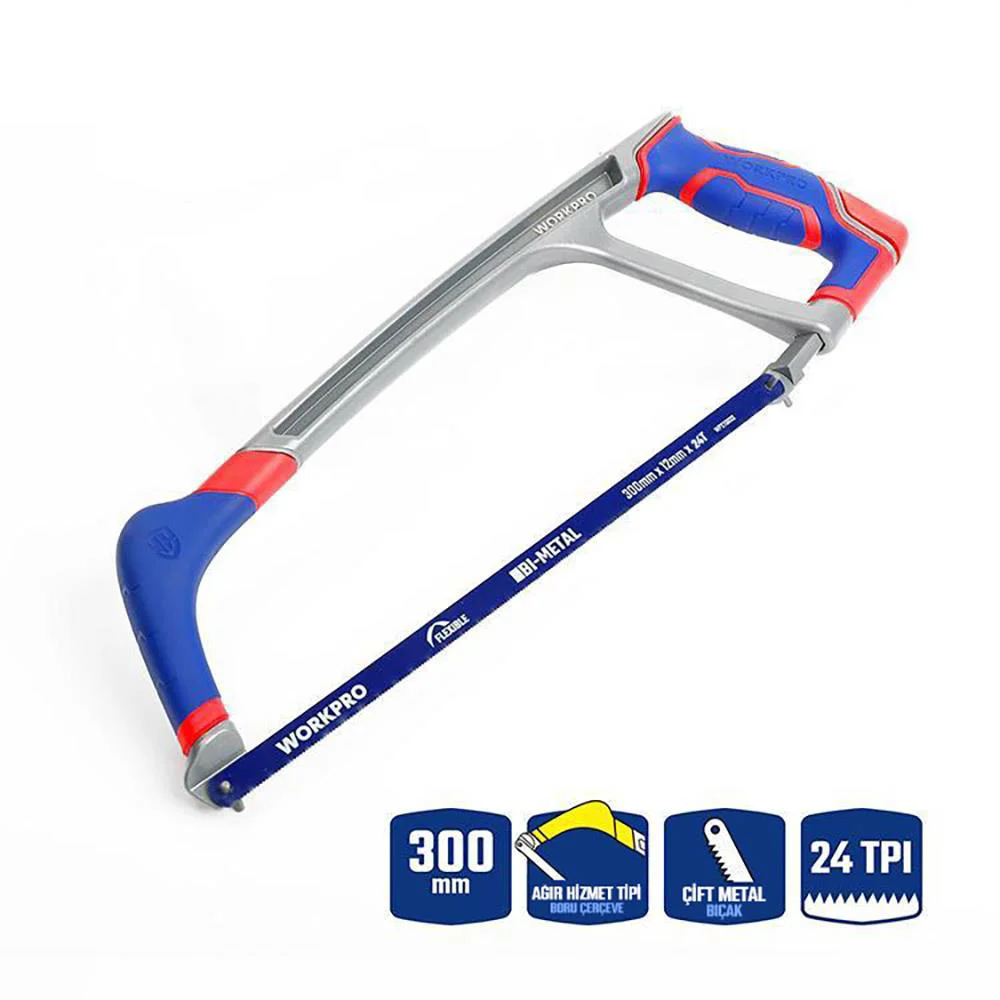 WORKPRO WP215027 300mm BI-METAL 24 TPI Ağır Hizmet Tipi Demir Testeresi WORKPRO WP215027 300mm BI-METAL 24 TPI Ağır Hizmet Tipi Demir Testeresi