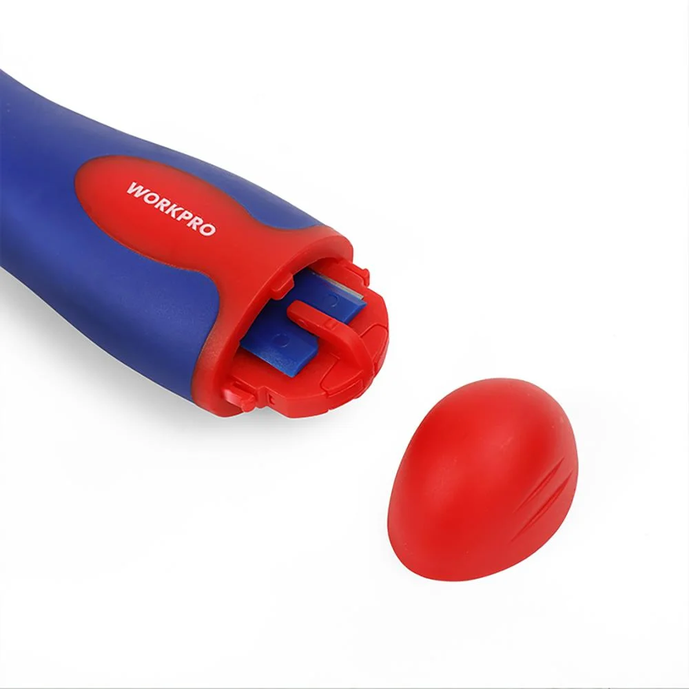 WORKPRO WP219004 40mm Geri Çekilebilir Profesyonel Kazıyıcı + 4 Parça Kazıma Bıçak Seti WORKPRO WP219004 40mm Geri Çekilebilir Profesyonel Kazıyıcı + 4 Parça Kazıma Bıçak Seti