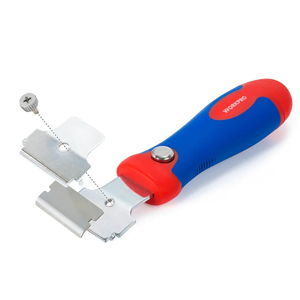 WORKPRO WP219004 40mm Geri Çekilebilir Profesyonel Kazıyıcı + 4 Parça Kazıma Bıçak Seti WORKPRO WP219004 40mm Geri Çekilebilir Profesyonel Kazıyıcı + 4 Parça Kazıma Bıçak Seti