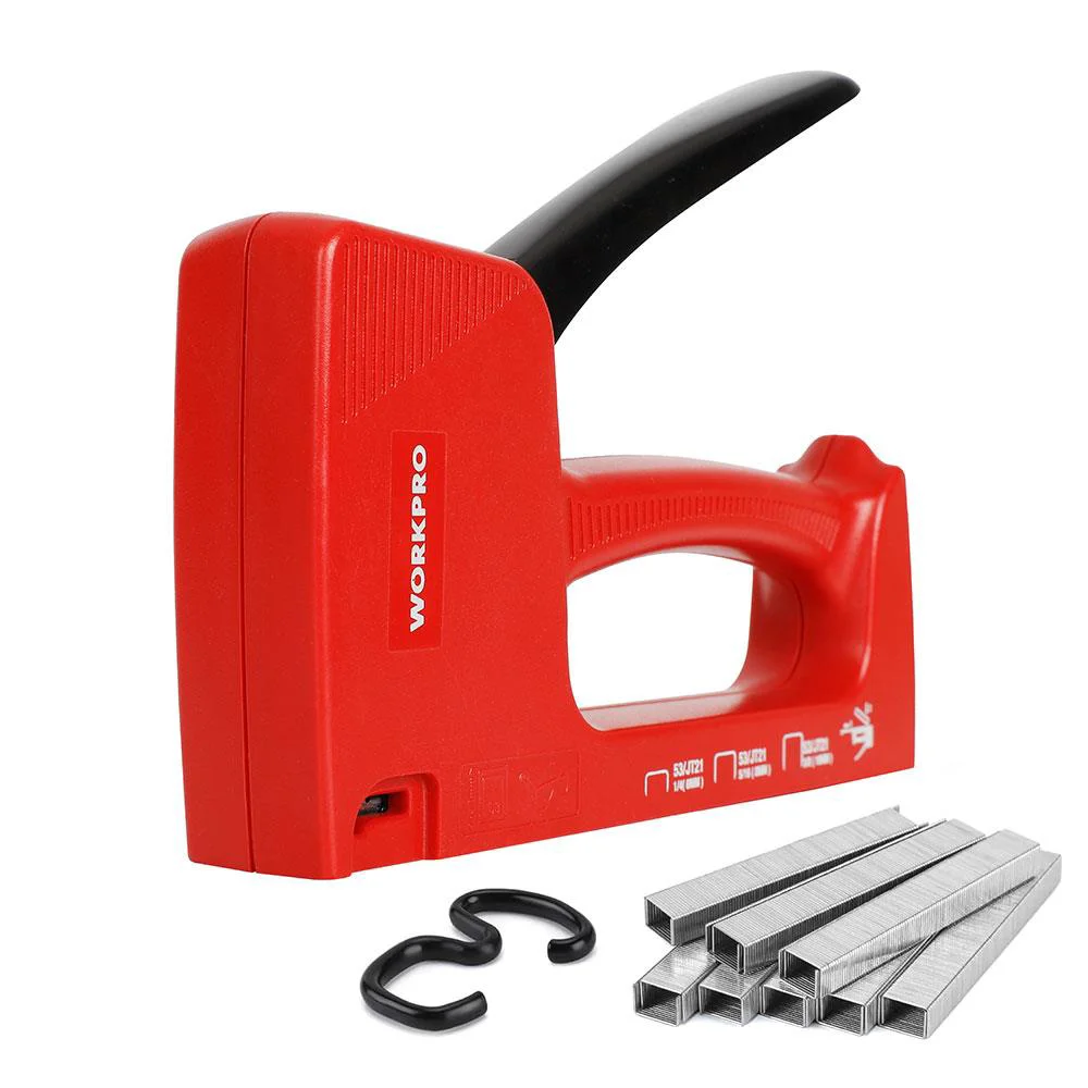 WORKPRO WP223001 6-10MM Mekanik Zımba Tabancası + 800 Adet Zımba WORKPRO WP223001 6-10MM Mekanik Zımba Tabancası + 800 Adet Zımba