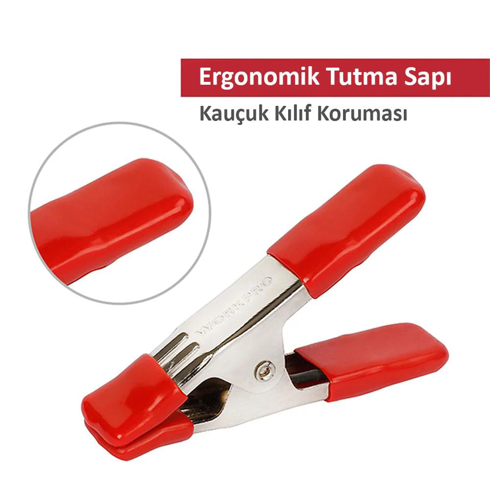 WORKPRO WP232008 75mm Metal Mandal/İşkence WORKPRO WP232008 75mm Metal Mandal/İşkence