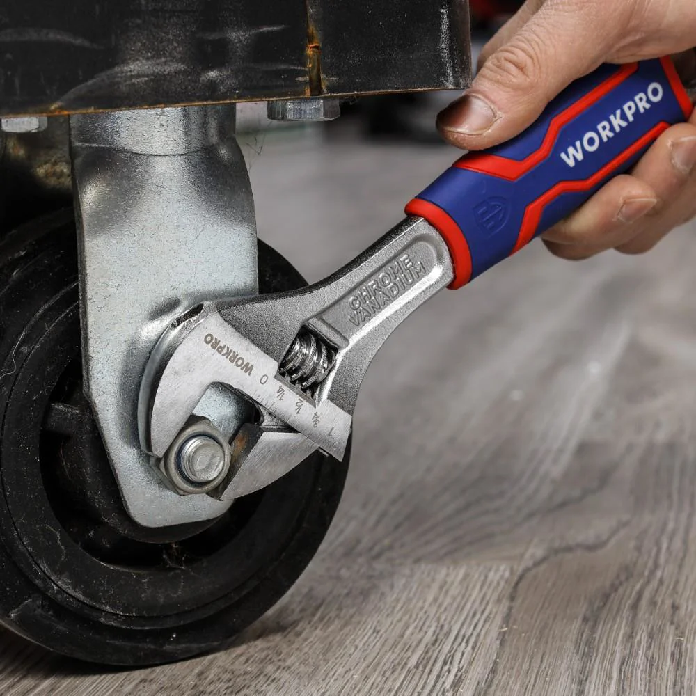 WORKPRO WP272012 250mm Cr-V Profesyonel Kurbağacık Anahtar WORKPRO WP272012 250mm Cr-V Profesyonel Kurbağacık Anahtar